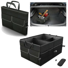 Load image into Gallery viewer, Black Trunk Cargo Organizer Folding Caddy Storage Collapse Bag Bin for Car Truck SUV Useful Storage Box Multipurpose