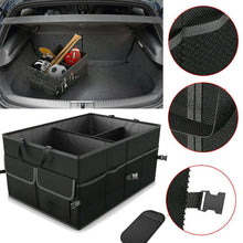 Load image into Gallery viewer, Black Trunk Cargo Organizer Folding Caddy Storage Collapse Bag Bin for Car Truck SUV Useful Storage Box Multipurpose