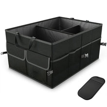 Load image into Gallery viewer, Black Trunk Cargo Organizer Folding Caddy Storage Collapse Bag Bin for Car Truck SUV Useful Storage Box Multipurpose