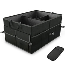 Load image into Gallery viewer, Black Trunk Cargo Organizer Folding Caddy Storage Collapse Bag Bin for Car Truck SUV Useful Storage Box Multipurpose