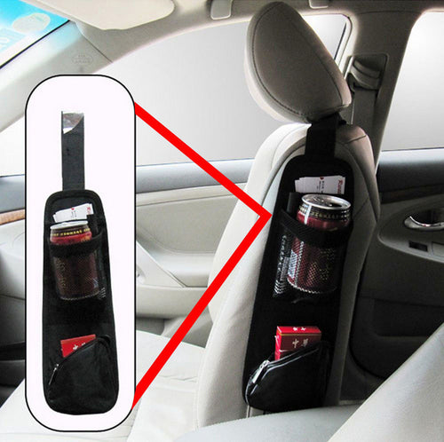 Auto Car Seat Bag SIDE Hanging Storage Bags Mesh Pocket Organizer Holder Comely Holder Comely Pouch Container Organizer