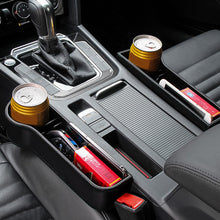 Load image into Gallery viewer, Car Seat Slit Gap Storage Boxes Catcher Box Pocket Organizer Phone Cup Holder