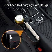 Load image into Gallery viewer, Car Seat Slit Gap Storage Boxes Catcher Box Pocket Organizer Phone Cup Holder