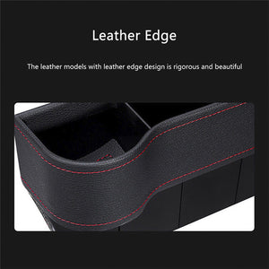 Car Seat Slit Gap Storage Boxes Catcher Box Pocket Organizer Phone Cup Holder