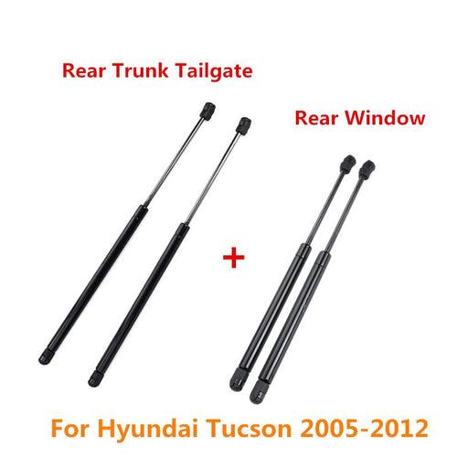2/4Pc Rear Trunk Tailgate Boot Rear Window Glass Gas Spring Shock Lift Strut Struts Support Bar Rod For Hyundai Tucson 2005-2012